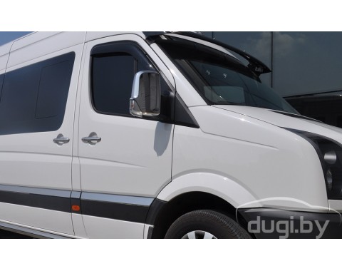 Накладки на зеркала (нерж.) для Crafter.